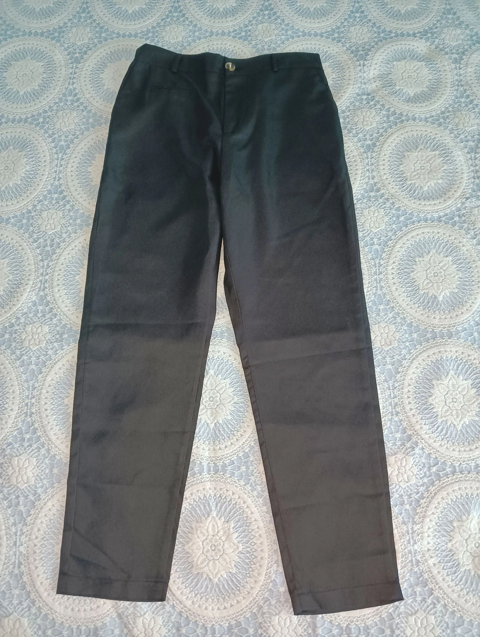 Calças Chino / De Alfaiataria Pretas MANFINITY (Novas)